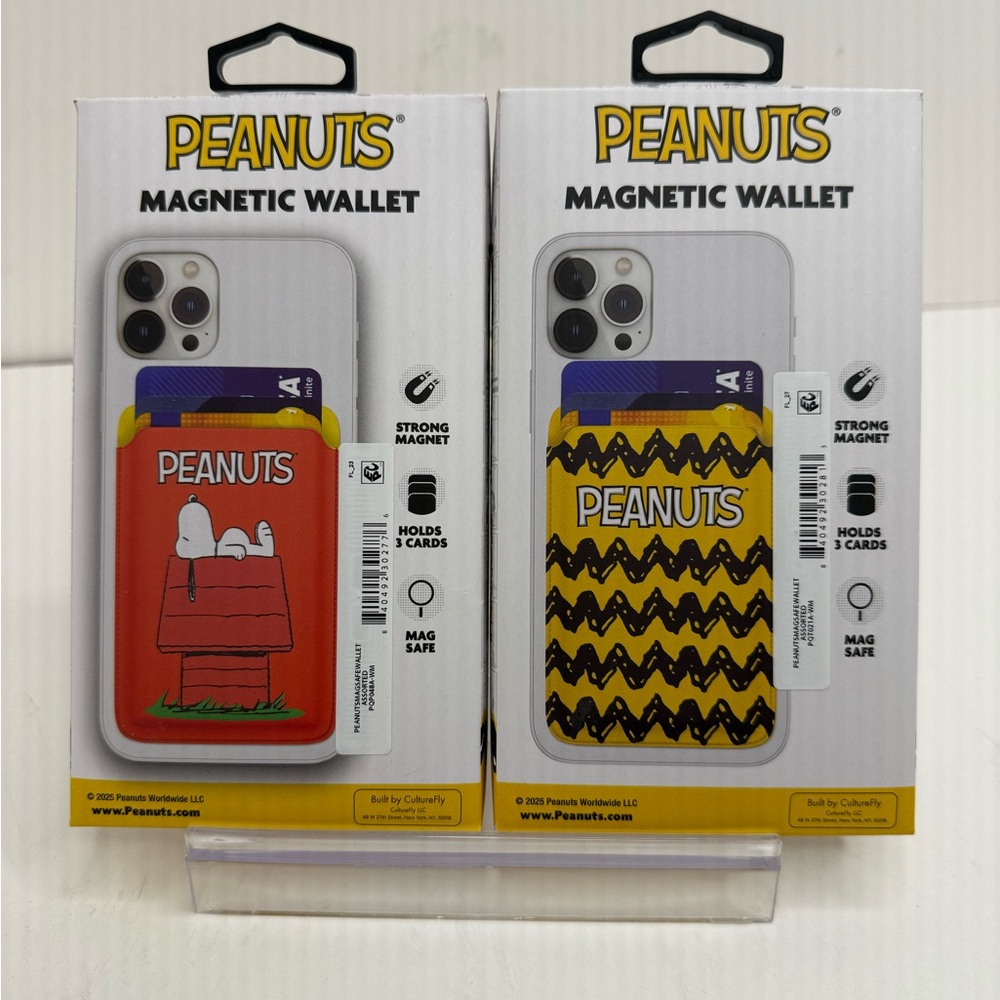Peanuts Snoopy MagSafe Magnetic Wallet iPhone Card Holder NWT Buyer’s Choice - Picture 2 of 5